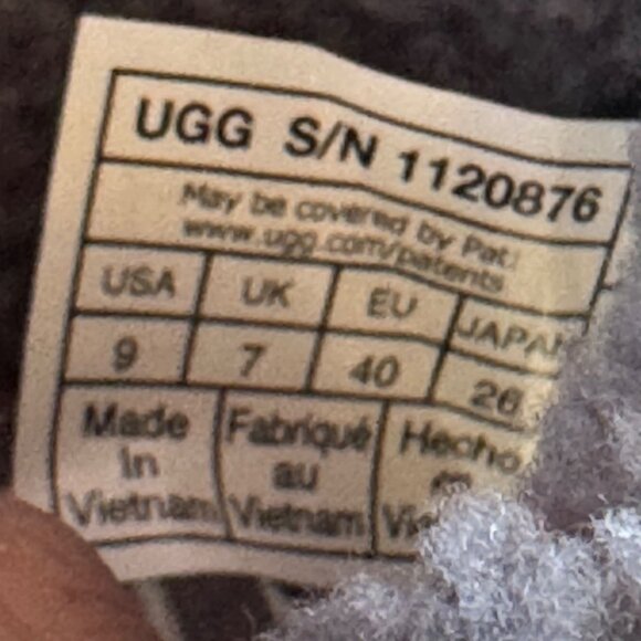 UGG Womens Fluff Yeah Slide Sandals Size 9 Sheepskin & Wool Gray - Picture 6 of 12